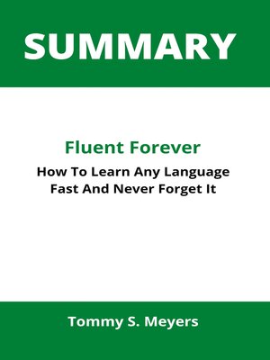 cover image of Summary of Fluent Forever